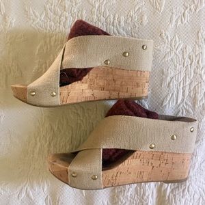 Lucky Brand cork wedge